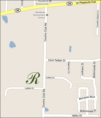 Ridgewood Subdivision location in Searcy Arkansas